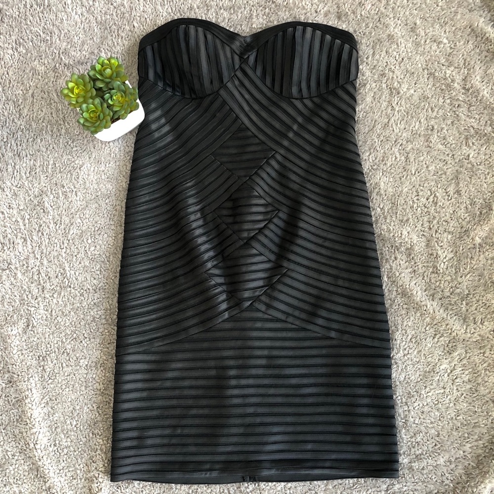 Strapples black dress!